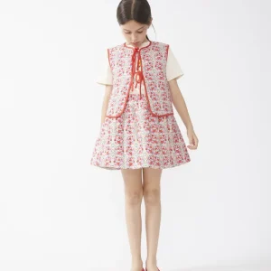 Falda corta de niña estampado Sugar