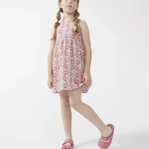 Vestido corto de niña estampado Sugar