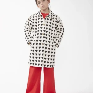 Gabardina unisex estampado corazones