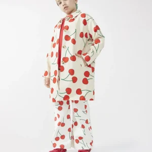 Gabardina unisex estampado cerezas