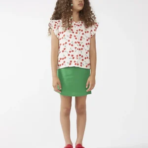 Top de niña estampado cerezas