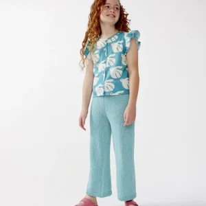 Top de niña en rayón LENZING™ ECOVERO™ estampado Dove