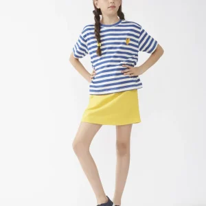 Camiseta unisex rayas azules