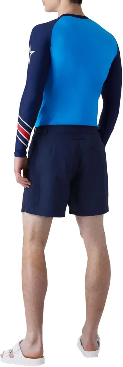 Perfect Moment Mens Blue Long Sleeve Rash Guard Ski Top - Imagen 5