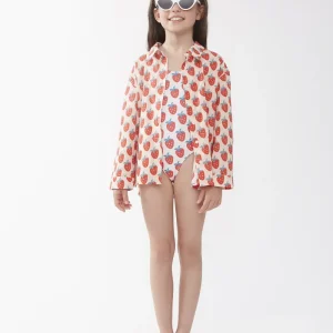 Camisa unisex estampado Strawberry Beach