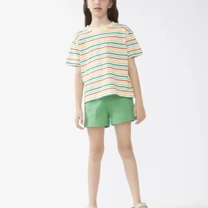 Camiseta unisex rayas multicolor