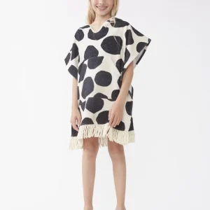 Poncho unisex estampado Terrazo