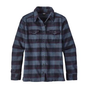 Camisa Manga Larga Fjord Flannel Mujer Azul