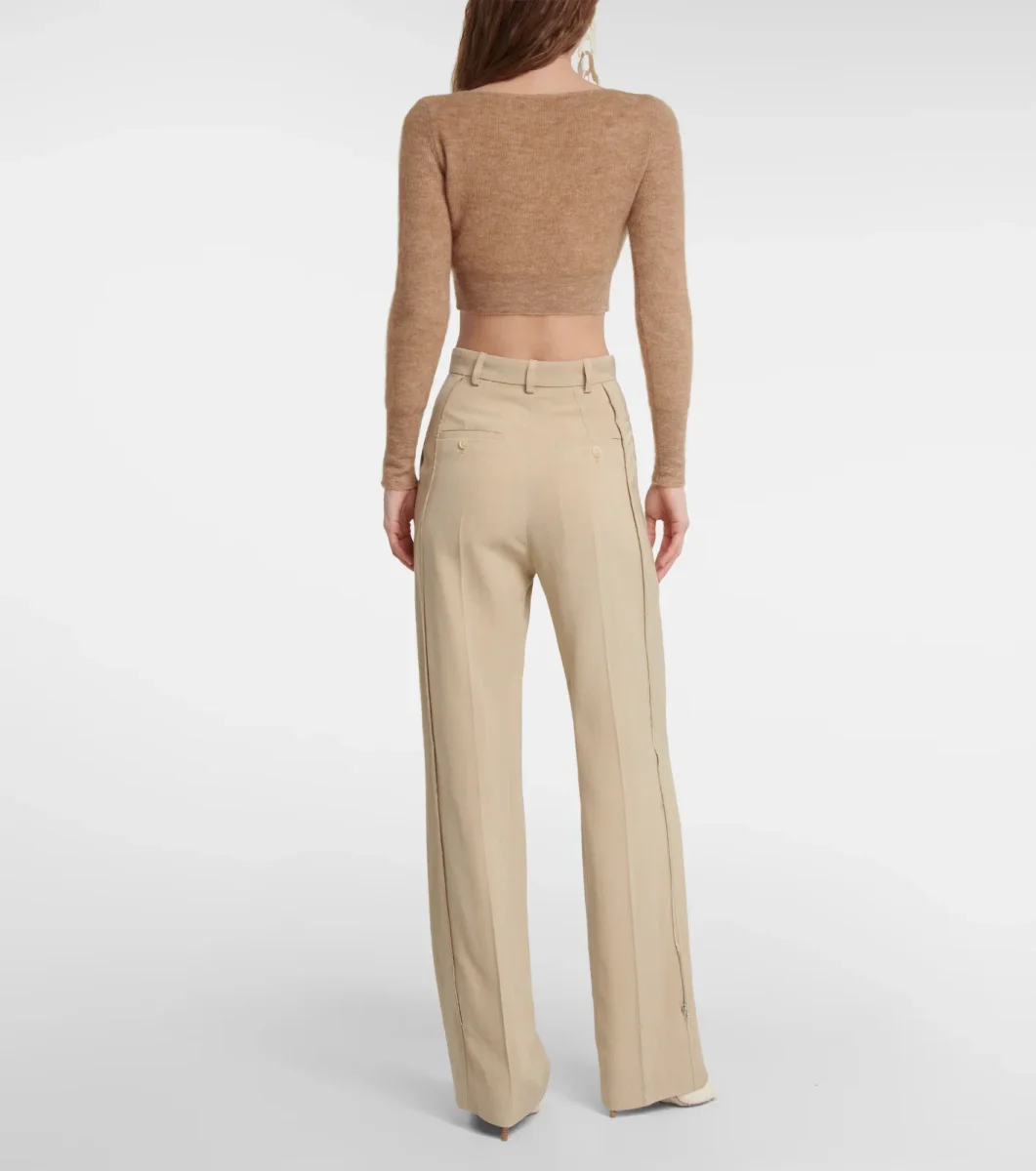 JACQUEMUS Le Cardigan Alzou Mohair Blend Cardigan - Imagen 5
