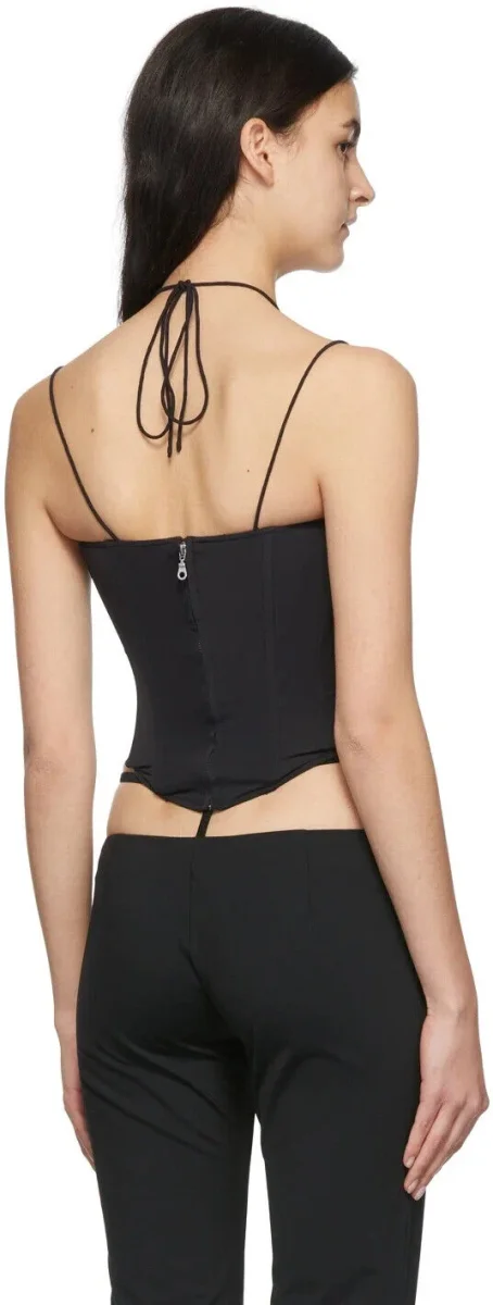 MIAOU Aphex Black Corset Top - Imagen 5