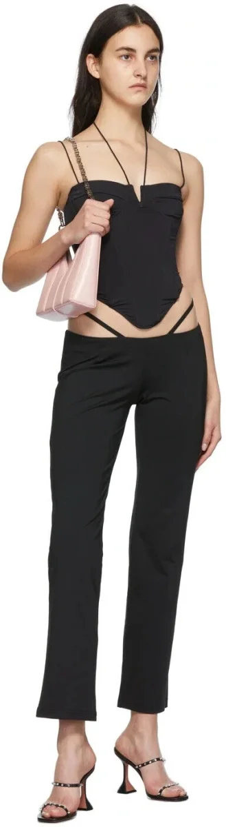 MIAOU Aphex Black Corset Top - Imagen 4
