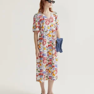 Vestido midi con estampado Lush