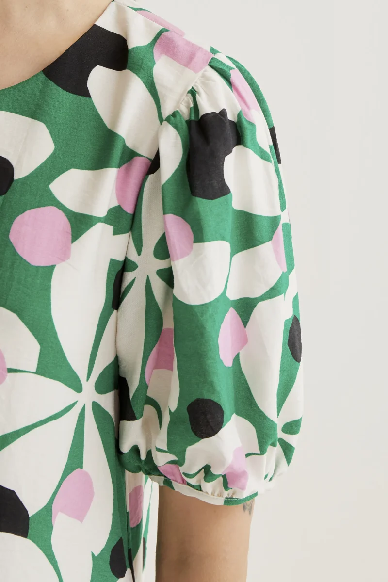 Vestido corto con estampado Hosta - Imagen 5
