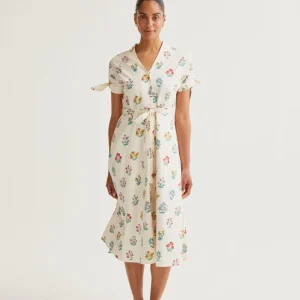 Vestido midi con estampado Gardener