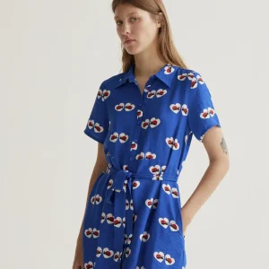 Vestido corto con estampado Coccinella
