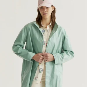 Gabardina 100% algodón verde