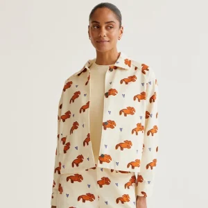 Chaqueta con estampado Tochi