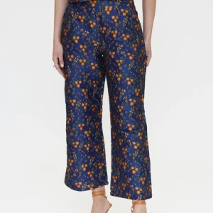 Pantalón con estampado Flowers Jacquard