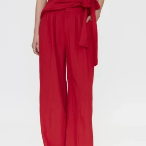 Pantalón fluído rojo