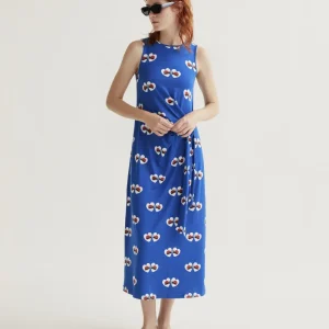 Vestido largo con estampado Coccinella