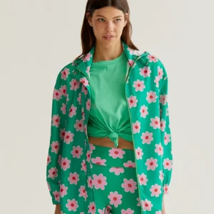 Chaqueta con estampado Pink Flowers