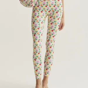 Leggings deportivos con estampado Multicolor Tulips