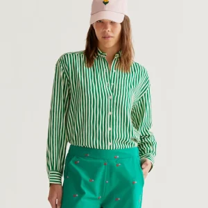 Camisa con estampado Lavagna Green