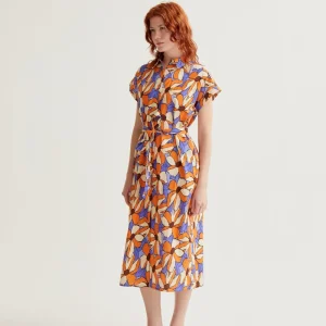 Vestido midi con estampado Marigold