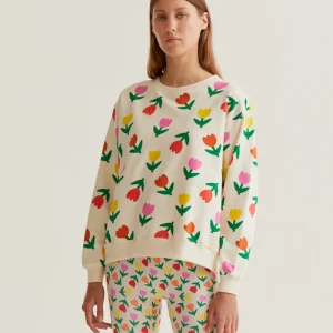 Sudadera con estampado Multicolor Tulips
