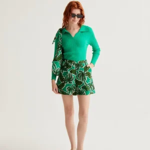 Shorts con estampado Palm Tree
