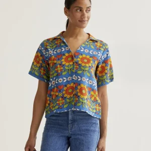 Camisa con estampado Garden