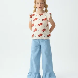 Top de niña con estampado Tochi