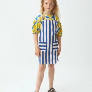 Pichi de niña con estampado Bamboo azul