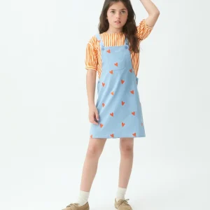 Pichi de niña 100% algodón con estampado Hearts
