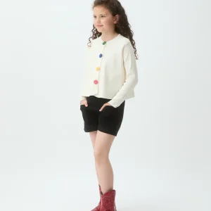 Shorts de niña 100% algodón negro