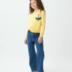 Jeans de niña denim azul