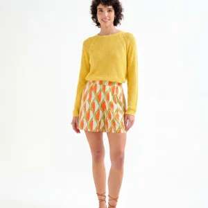 Jersey punto básico amarillo