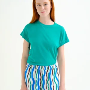 Camiseta básica verde