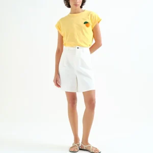 Shorts blanco 100% algodón