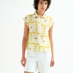 Camisa con estampado Olive Flower