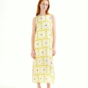 Vestido largo con estampado Olive Flower
