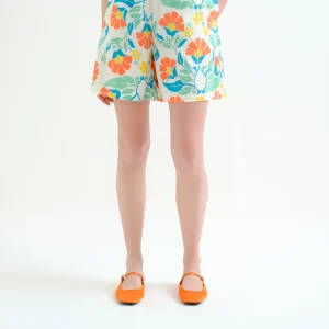 Shorts 100% algodón con estampado Big Royal