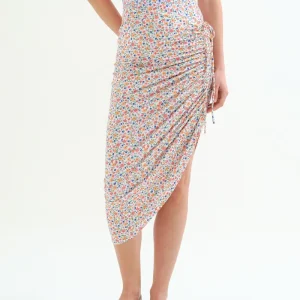Falda midi con estampado Lily Small