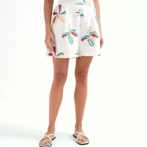 Shorts con estampado Monarda