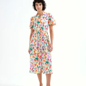 Vestido midi con estampado Lotto