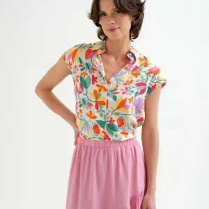 Camisa con estampado Lotto
