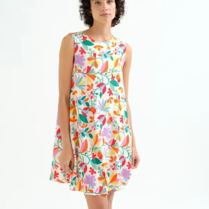 Vestido corto con estampado Lotto