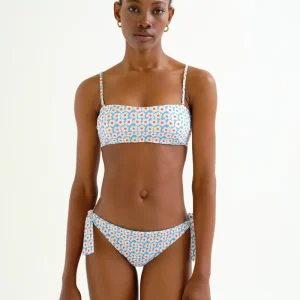 Top bikini recto estampado Popcorn