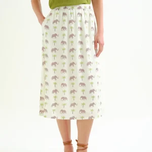 Falda con estampado Elefante LENZING™ ECOVERO™