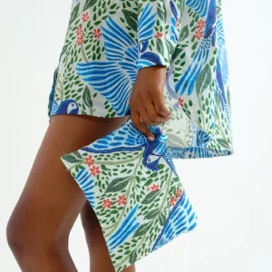 Bolso con estampado Parrot